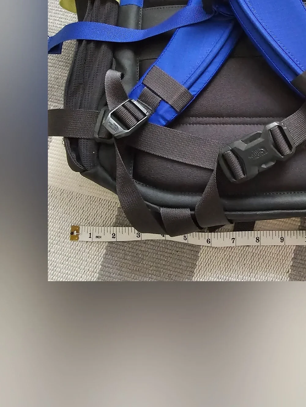 The North Face Blue and Orange Men's Hiking Backpack
